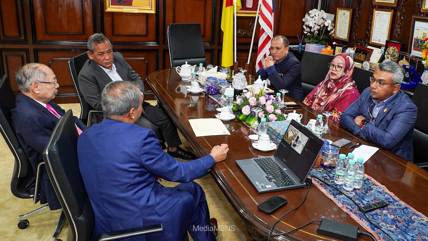 The delegation meeting at the Menteri Besar's office in Seremban, Negeri Sembilan, December 16, 2025.